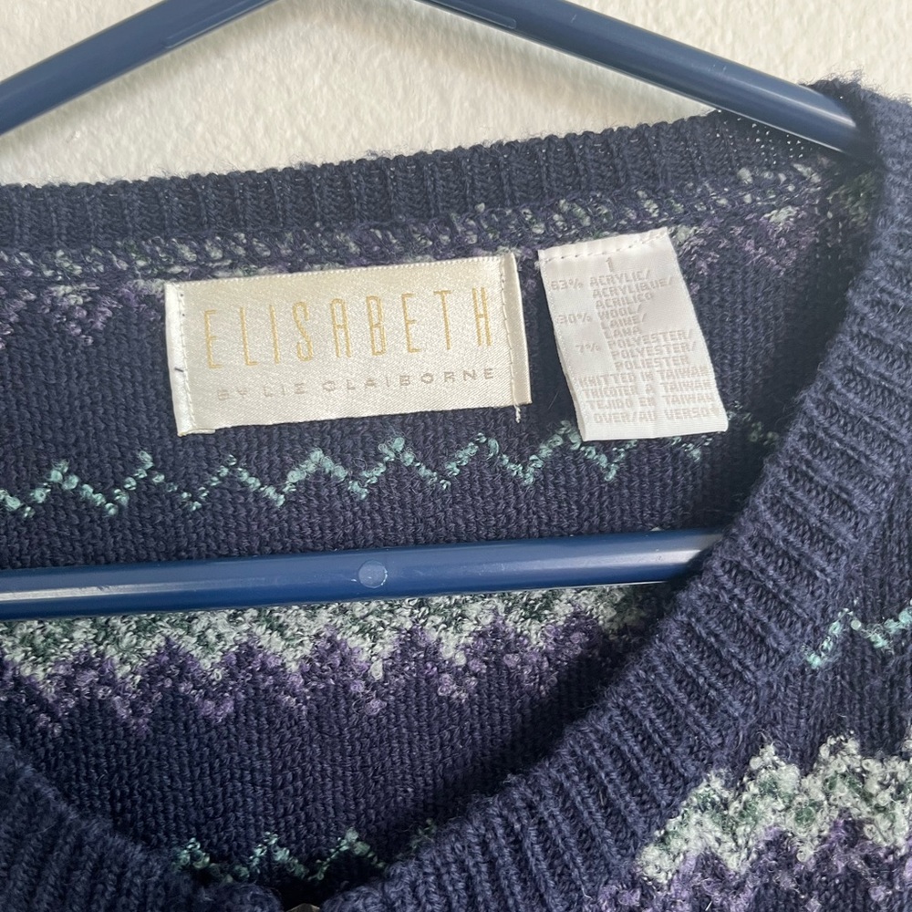 Women’s Elizabeth by Liz Claiborne size 1 wool blend Sweater. - Picture 3 of 10